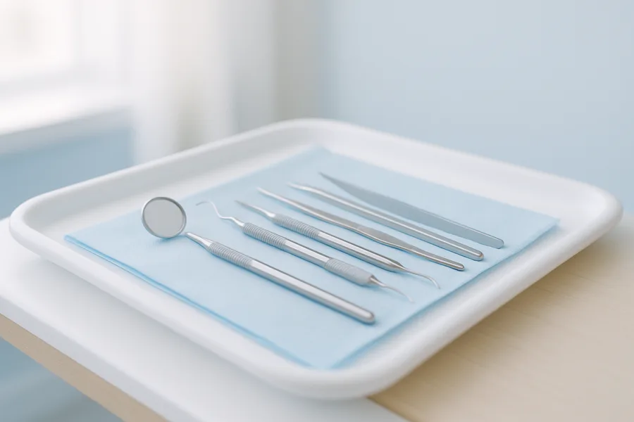 Dental tools used for porcelain veneers consultations in Fort Myers